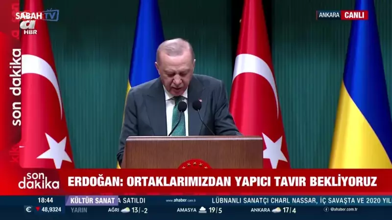 Cumhurbaşkanı Erdoğan ve Zelenskiy'den Ortak Basın Toplantısı