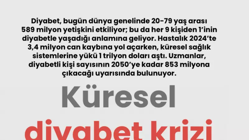 Diyabet 2024'te 3,4 Milyon Can Aldı: Küresel Kriz Derinleşiyor