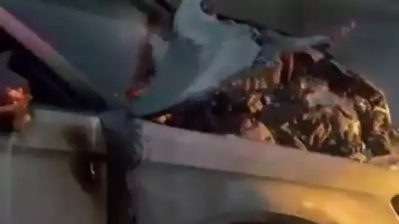 Diyarbakır'da Lüks Araç Yangını: Şehitlik Mahallesi'nde Korkutan Olay