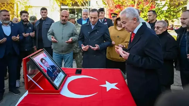 Şehit Astsubay Berkay Karaca için Lüleburgaz'da Tören Düzenlendi