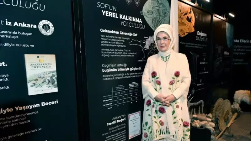 Emine Erdoğan: Sof Kumaşı Ankara'nın Alametifarikasıdır