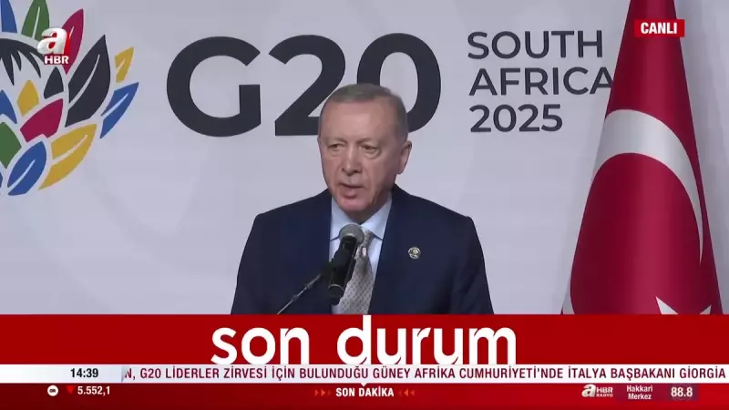 Erdoğan G20'de İsrail'i Soykırımla Suçladı: 'Özgür Filistin'