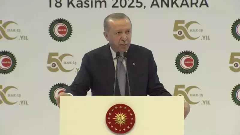 Erdoğan HAK-İŞ'in 50. Yılında Emek ve Sendikaları Değerlendirdi