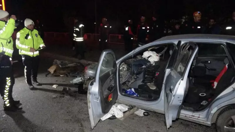 Erzurum'da Feci Kaza: Otomobil Kamyonete Çarptı, 1 Ölü