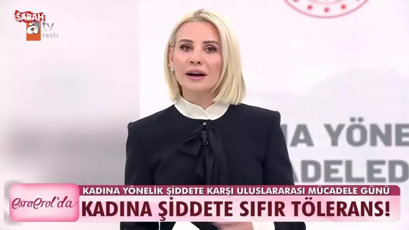 Esra Erol'dan 25 Kasım Kadına Şiddetle Mücadele Mesajı