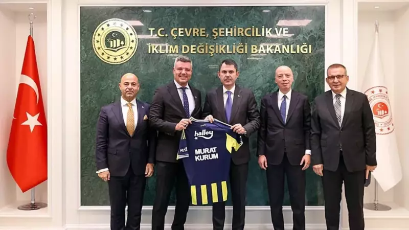 Fenerbahçe Başkanı Saran, TBMM Başkanı Kurtulmuş ve Bakan Kurum ile Görüştü