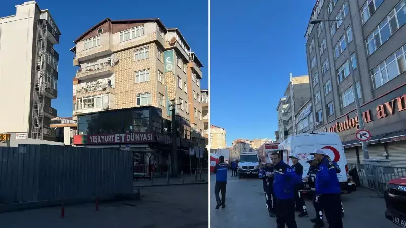 Gebze'de Yıkılan Binanın Ardından Komşu Binalar Boşaltıldı: Tehlike Devam Ediyor!