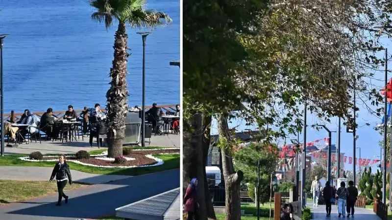 Güneşli Havada Ganita'da Yoğunluk: Sahil Hareketlendi