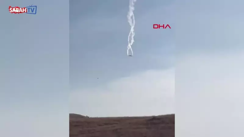 Gürcistan'da Düşen Askeri Kargo Uçağının Düşme Anı Görüntülendi