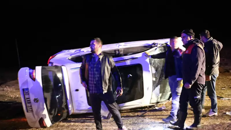 Hakkari'de Feci Kaza: Otomobil Takla Attı, 6 Yaralı!