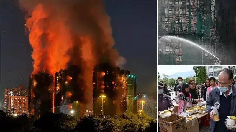 Hong Kong'da 44 Kişi Hayatını Kaybetti, 279 Kişi Kayıp