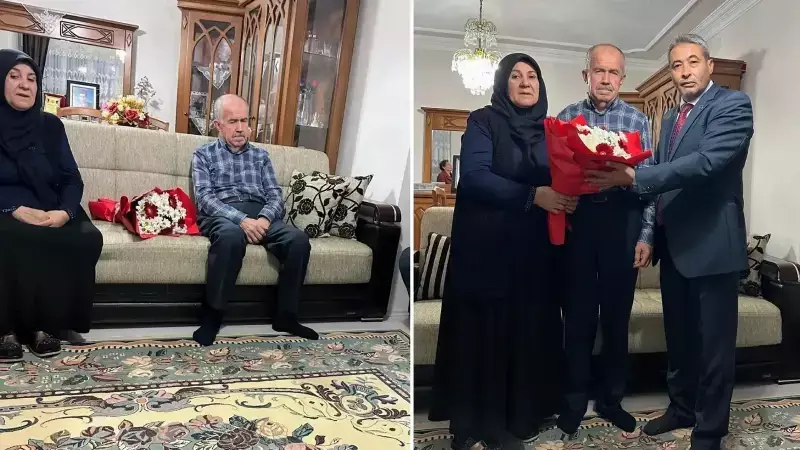 Hürriyetçi Eğitim Sendikası Şehit Pilotun Babasını Ziyaret Etti