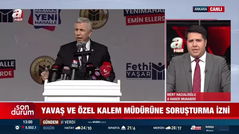 İçişleri Bakanlığı, Mansur Yavaş Hakkında Soruşturma İzni Verdi