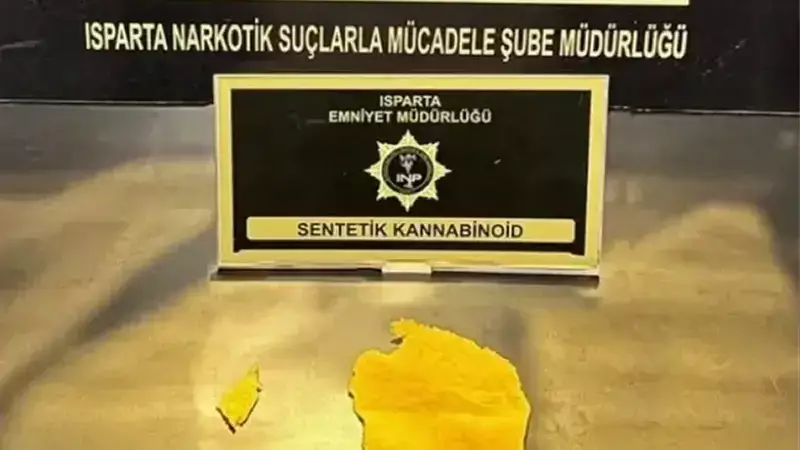 Isparta'da Narkotik Operasyon: 306 Sentetik Kannabinoid Ele Geçirildi