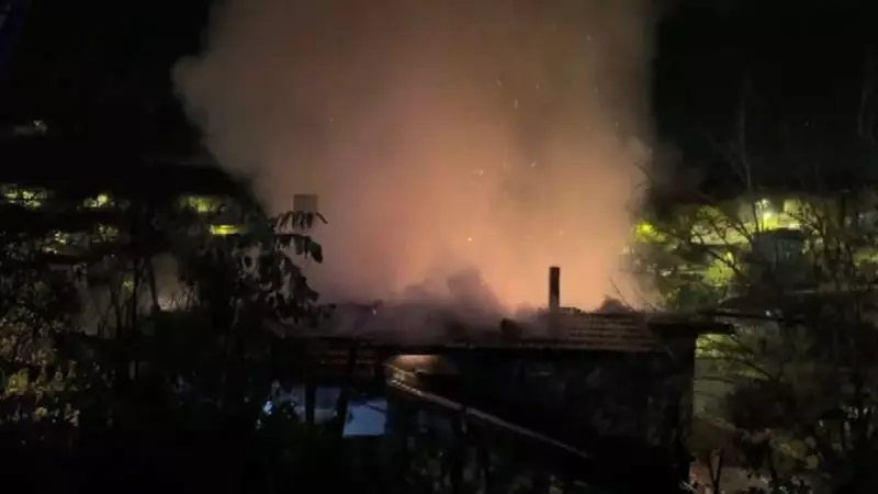 Karabük Safranbolu'da Tarihi Konak Yangını: İtfaiye Müdahalesi Sürüyor
