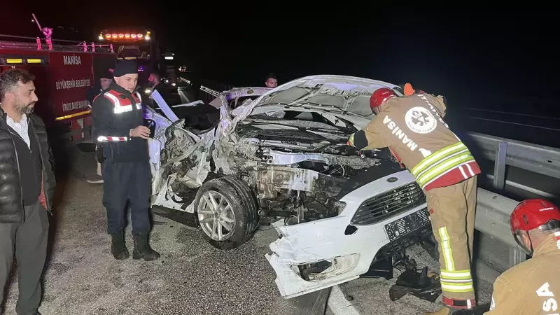 Manisa'da Ölümlü Trafik Kazası: 1 Ölü, 2 Yaralı