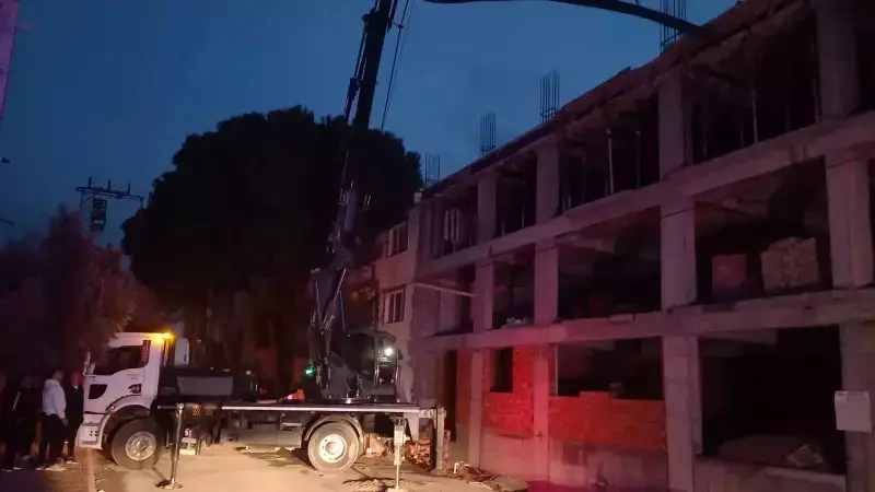 Manisa'da Vinç Operatörü Elektrik Akımına Kapılarak Hayatını Kaybetti