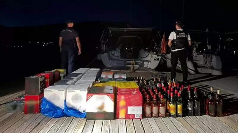 Marmaris'te Gece Yarısı Kaçakçılık Operasyonu: Denizde Büyük Çatışma!