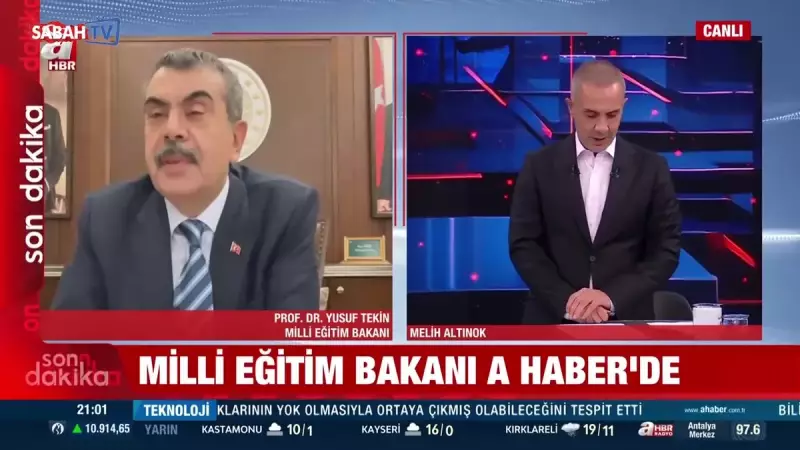 Milli Eğitim Bakanı Tekin: Ara Tatil Kaldırılabilir