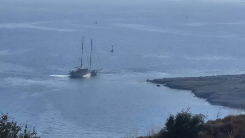 Muğla'da 41 Metrelik Lüks Yelkenli Karaya Oturdu: İşte O Anların Heyecan Dolu Detayları!