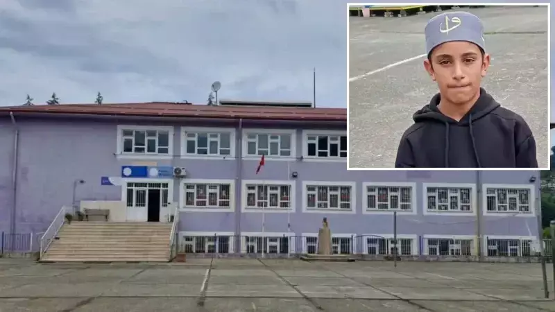 Of'ta 13 Yaşındaki Öğrenci Baran Yazgan Okulda Hayatını Kaybetti