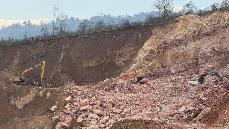 Ordu'da Göçük Altında Kalan Şoför İçin 6 Gün Sonra Arama Yeniden Başladı
