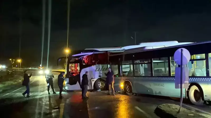 Çorlu'da Otobüs Kazası: 1 Bebek Dahil 9 Yaralı