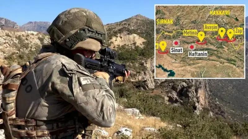 PKK Zap Bölgesi'nden Çekildi: Çatışma Riski Tamamen Ortadan Kalktı