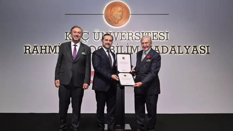 Prof. Dr. Ufuk Akçiğit, Koç Üniversitesi Rahmi M. Koç Bilim Madalyası'nı Kazandı