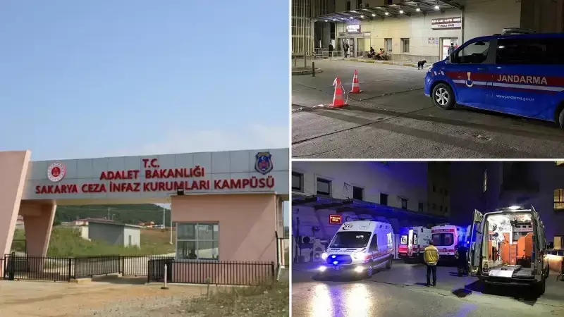 Sakarya'da Açık Cezaevinde 171 Hükümlü Gıda Zehirlenmesi Şüphesiyle Hastanelik Oldu