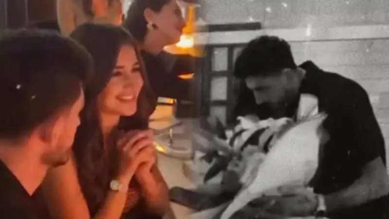 Samet Akaydın, Nişanlısı Hazal Çağlar'ın 29. Doğum Gününü Çiçeklerle Kutladı