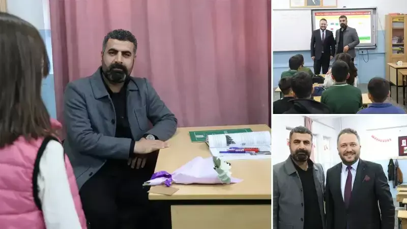 Siirt'te Öğretmenler Günü'nde Duygusal Buluşma: Devlet Korumasındaki Çocuklar Yetiştirme Yurtlu Öğretmenini Ziyaret Etti
