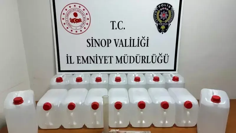 Sinop'ta 80 Litre Etil Alkol Ele Geçirildi: 2 Gözaltı