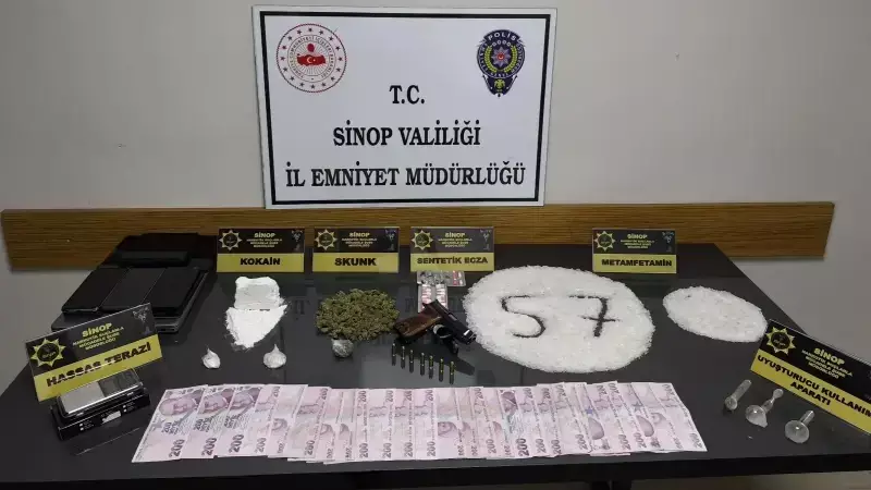Sinop'ta Uyuşturucu Operasyonu: 7 Kişi Tutuklandı