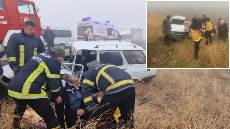 İskilip-Çorum Yolunda Yoğun Siste Zincirleme Kaza: 5 Yaralı