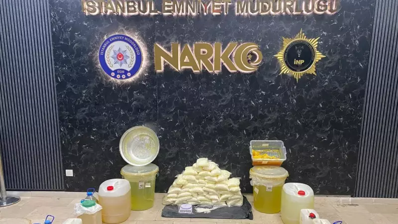 İstanbul'da Dev MET Operasyonu: 178 Kilo Metamfetamin Ele Geçirildi