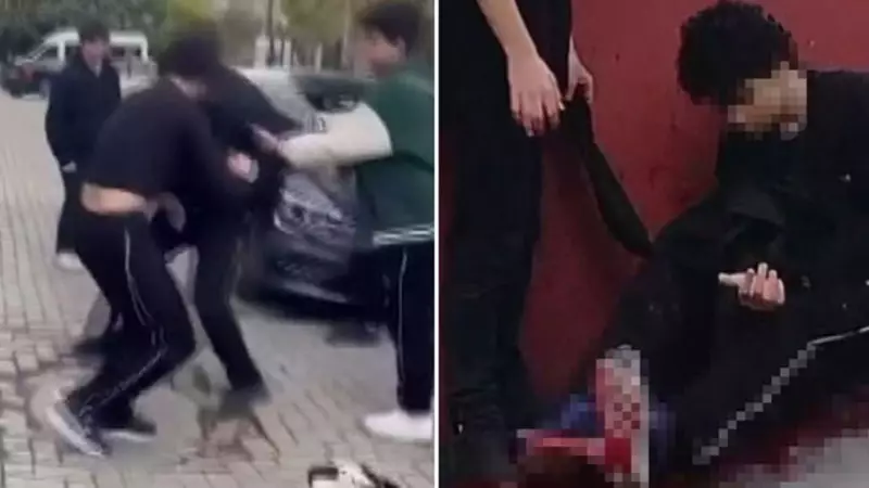 İstanbul'da Lise Önünde Kanlı Bıçaklı Kavga: 9. Sınıf Öğrencisi Yaralandı
