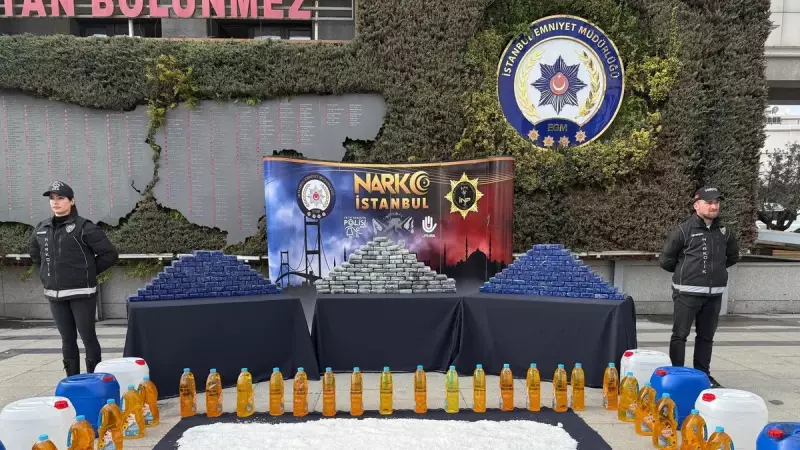 İstanbul'da Sıvı Yağa Emdirilmiş 494 Kilo Uyuşturucu Ele Geçirildi