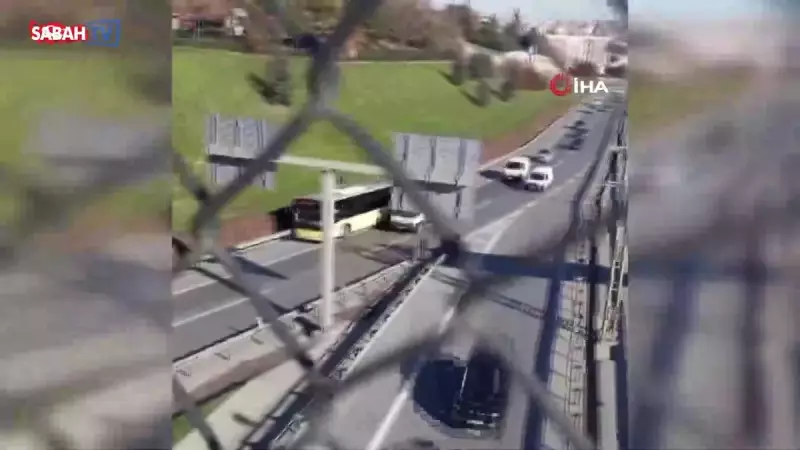 Sultangazi'de İETT Otobüsü Yanlış Yola Girince Tehlike Yarattı