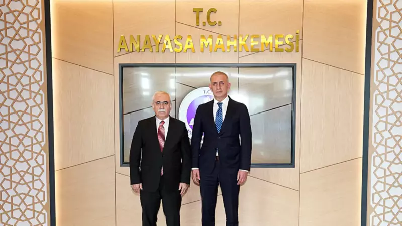 TFF Başkanı Hacıosmanoğlu, Anayasa Mahkemesi Başkanı Özkaya'yı Ziyaret Etti