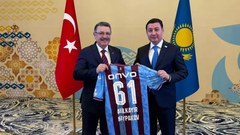 Trabzon ve Kazakistan'ın Aktau Kenti Kardeş Şehir Oldu