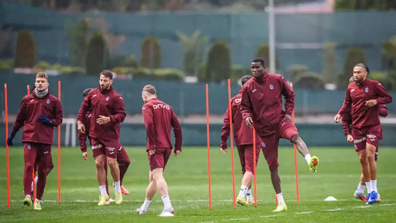 Trabzonspor, Başakşehir Maçı İçin Çift Antrenmanla Hazırlanıyor