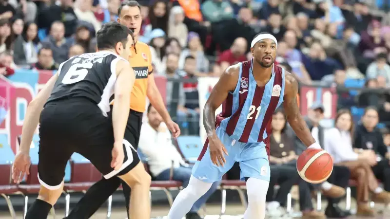 Trabzonspor, Basketbol Süper Ligi'nde Beşiktaş GAİN'e 84-98 mağlup oldu