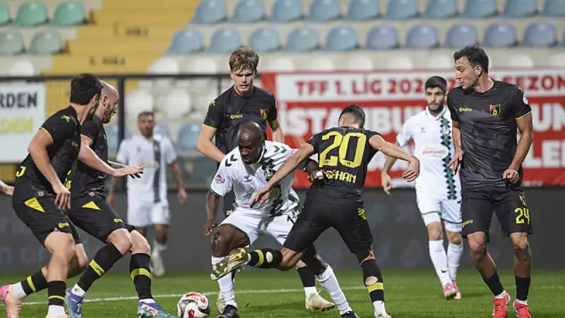 Trendyol 1. Lig'de 6 Gollü Gol Şöleni: İstanbulspor-Sakaryaspor 3-3