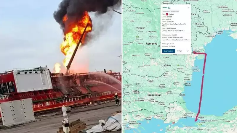 Türk Bayraklı LPG Gemisi İzmail'de Drone Saldırısına Uğradı