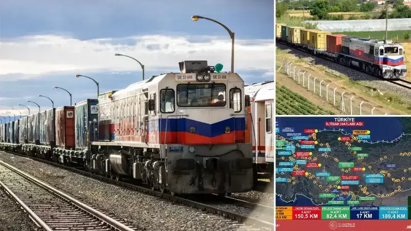 Türkiye'de 287 İltisak Hattıyla Sanayi Üretimi Limanlara Bağlanıyor