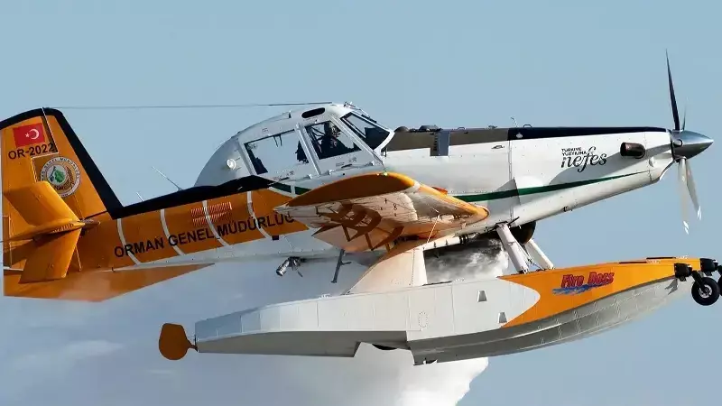 Türkiye'nin AT-802 Fire Boss Filosu: 30 Saniyede 3.100 Litre Su Dolumu