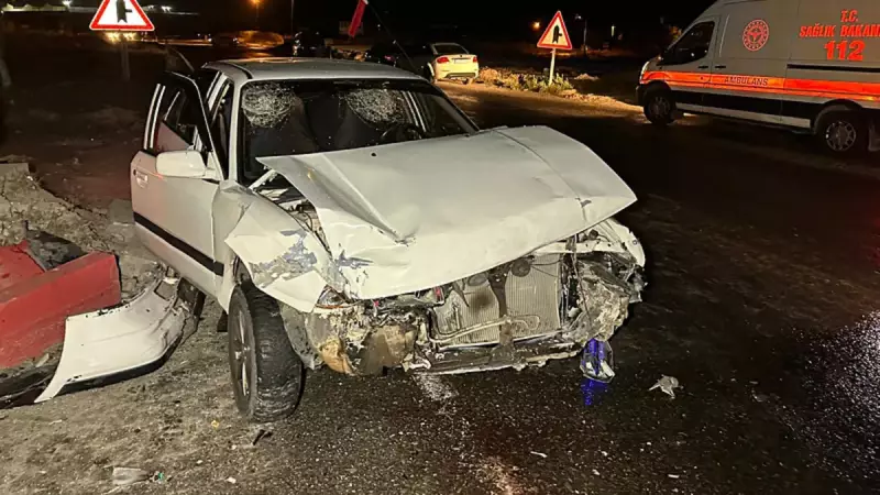 Uşak'ta Trafik Kazası: 1'i Bebek 10 Kişi Yaralandı