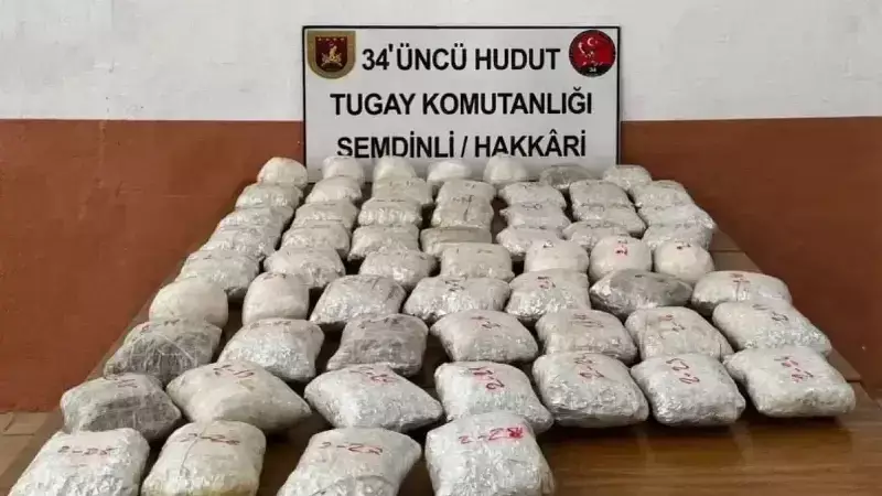Van ve Hakkari'de Uyuşturucu Operasyonu: 324 Kg Madde Ele Geçirildi