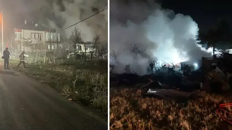 Yıldırım Beyazıt'ta Sobadan Sıçrayan Kıvılcım Ev Yangınına Neden Oldu